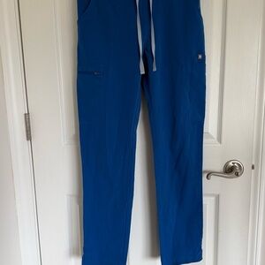 Womens Figs Technical Collection Blue Scrubs Size XS